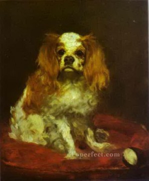 A King Charles Spanie Eduard Manet Oil Paintings